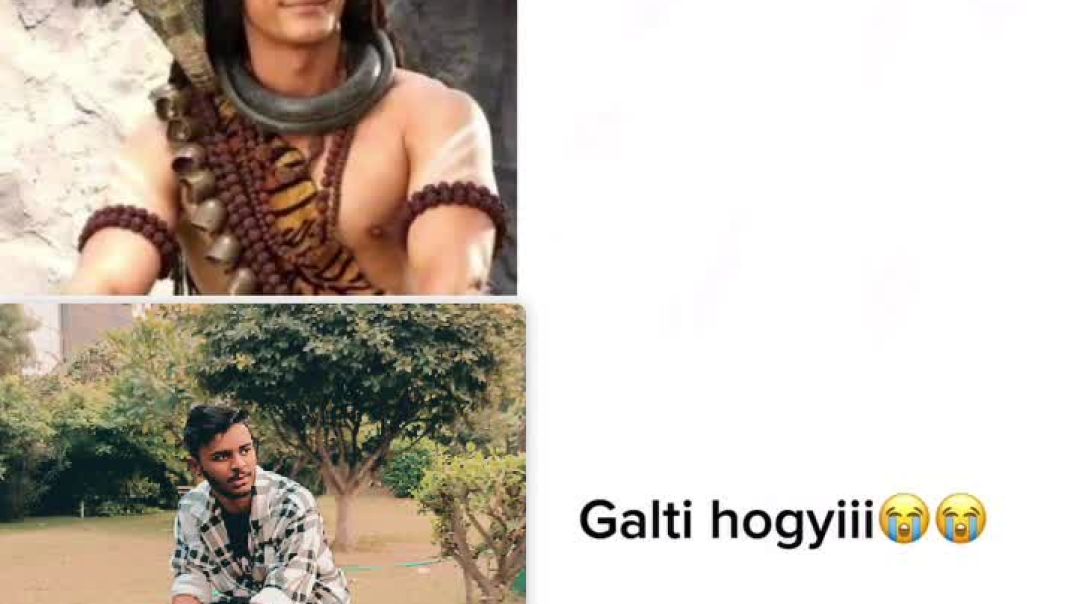 ⁣Me and  Mahadev talking about my fate