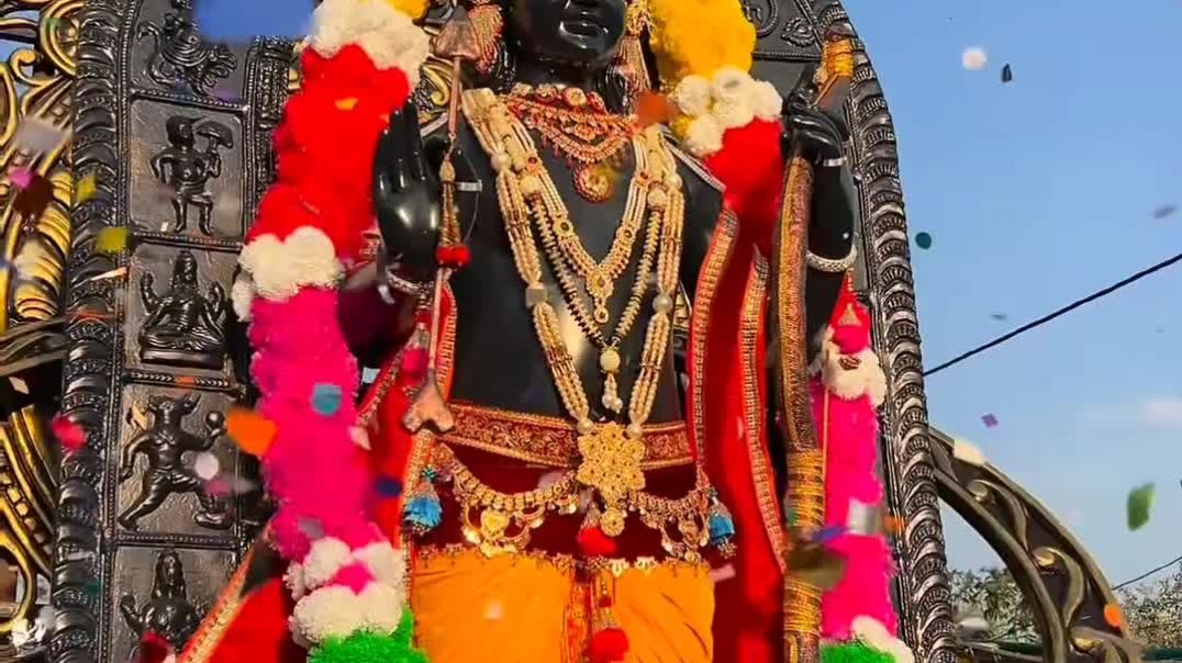 ⁣Ram lala pran pratishtha 2nd varshgaanth celebration