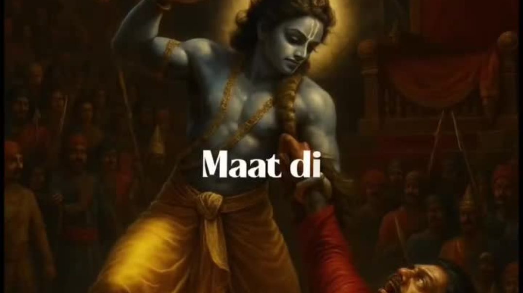 ⁣Haa mere hi isharo pe chale hai waqt bhi ☠️ - Jai Shree Krishna ❤️