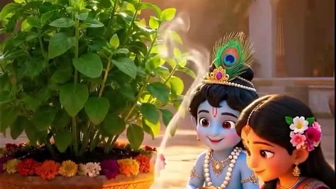 ⁣हरि ऐसे बसो मेरे मन में जैसे तुलसी बसी आंगन में #tulsi #bhajan #lokgeet  #youtubeshorts#song#letest