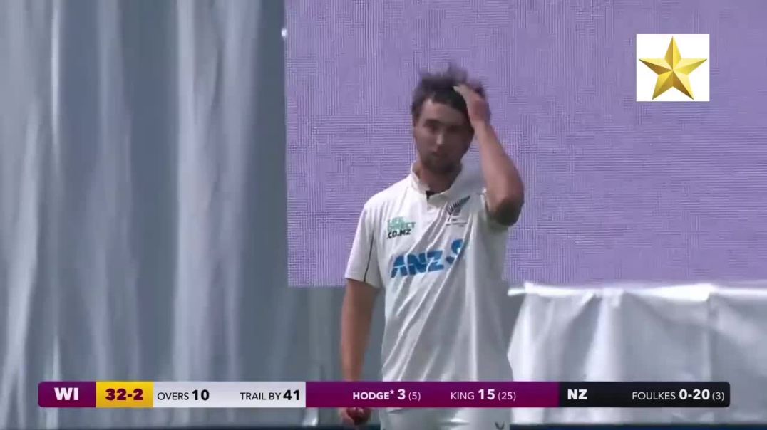 ⁣NZ vs WI _ 2nd Test Day 3 _ Highlights