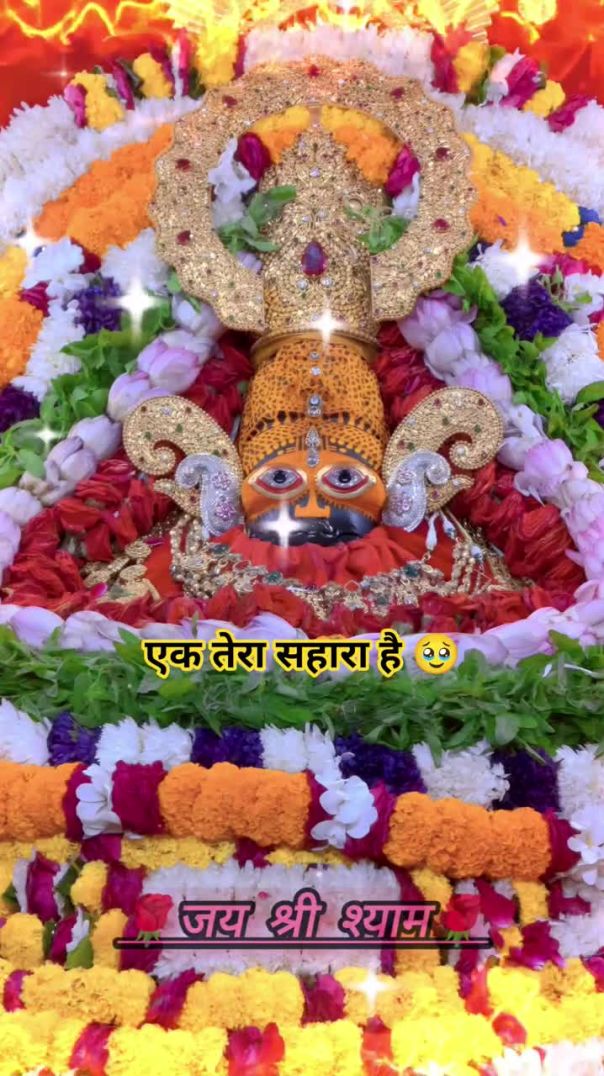 एक तेरा सहारा है श्याम बाबा 🥹🥹 _