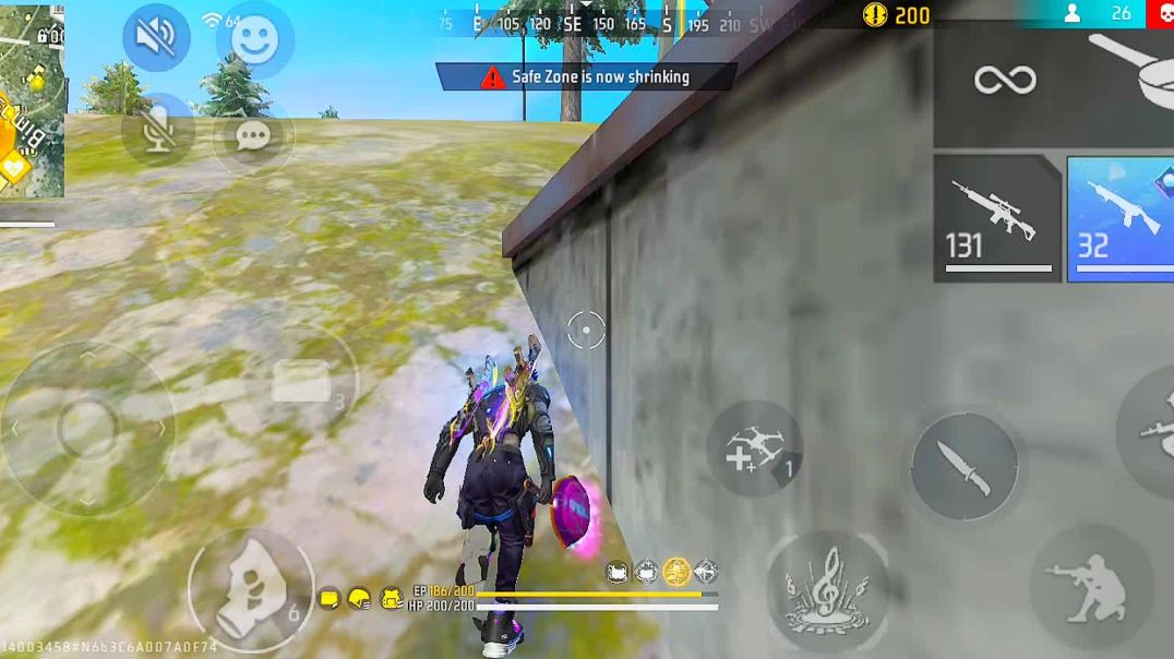 ⁣Free fire gameplay👀🎥