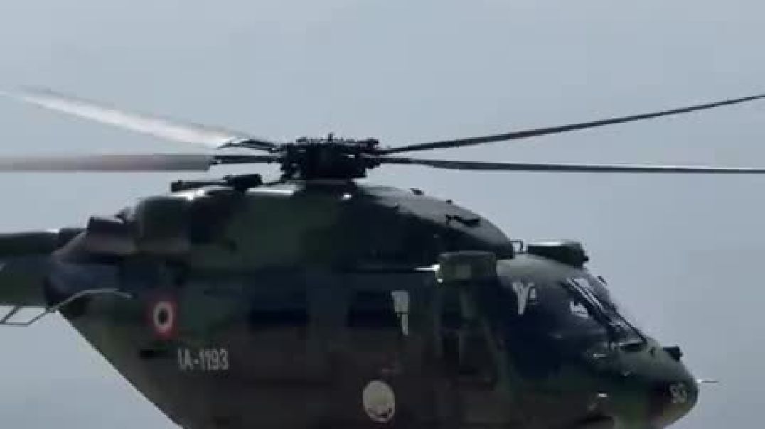 ⁣HAL Dhruv Made in India Helicopter
