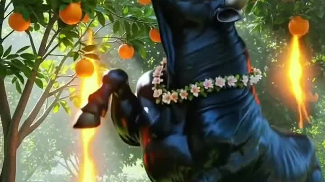 ⁣.🐄 Black vs White Calf – Who Wins the Farm? 😱🔥 | Viral AI Farm Story