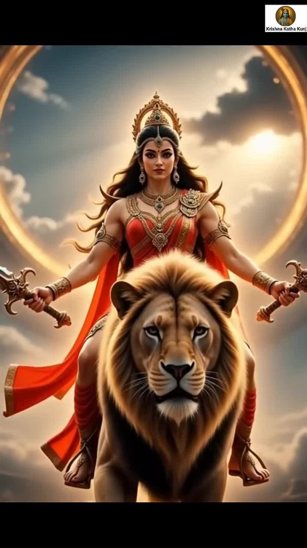 कैसे शेर बना माँ दुर्गा की सवारी_ 🦁🔱 _ रहस्यमयी पौराणिक कथा