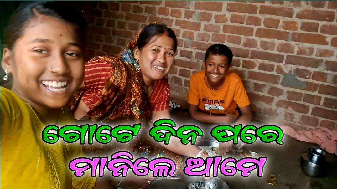 ⁣Odia village lifestyle blog 👍 ଗୋଟିଏ ଦିନ ପରେ ମାନିଲେ 🙏 #blog #odiablog #lifestyleblog