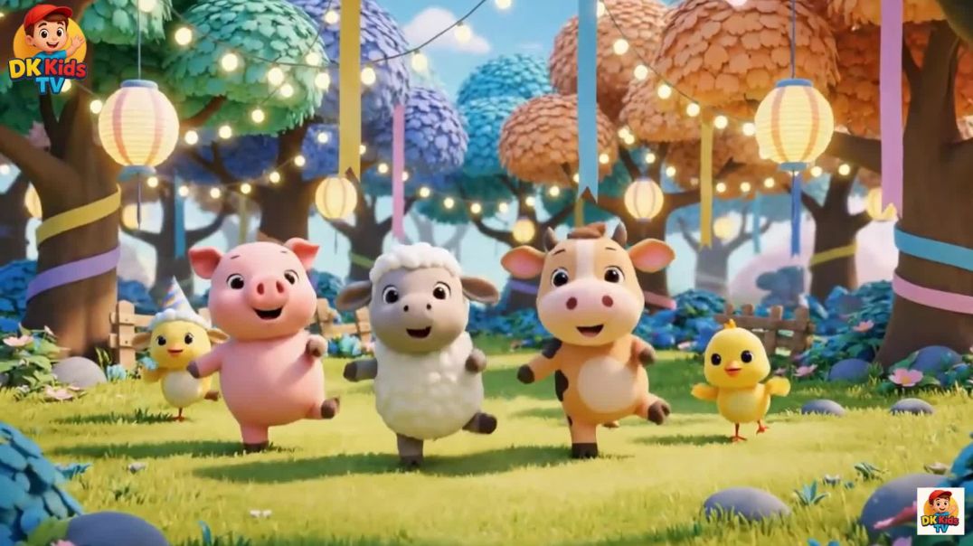 ⁣🦊🐻 Forest Animal Party Fun! – Kids Song