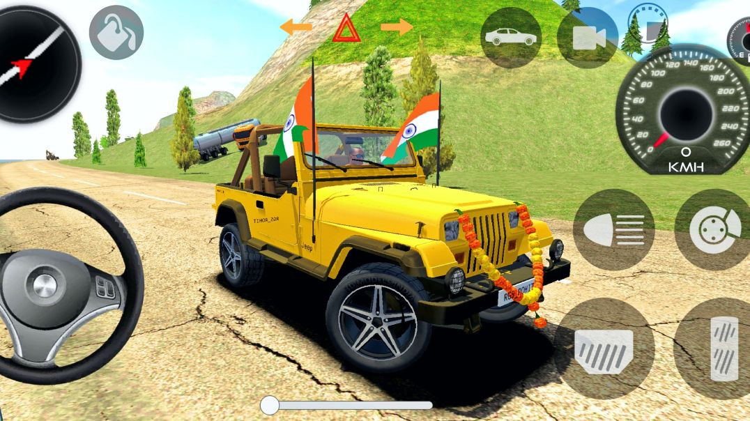 ⁣New Modified Jeep Game Gameplay | Indian Car Simulator 3D | Gadi Wala Game | Car Driving Game 2025