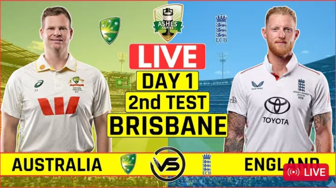 ⁣Australia v England 2nd test day 01