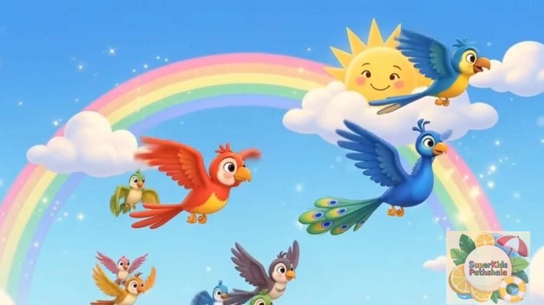 ⁣भारत के रंग-बिरंगे पक्षी | Cute Birds of India | Kids Learning Video