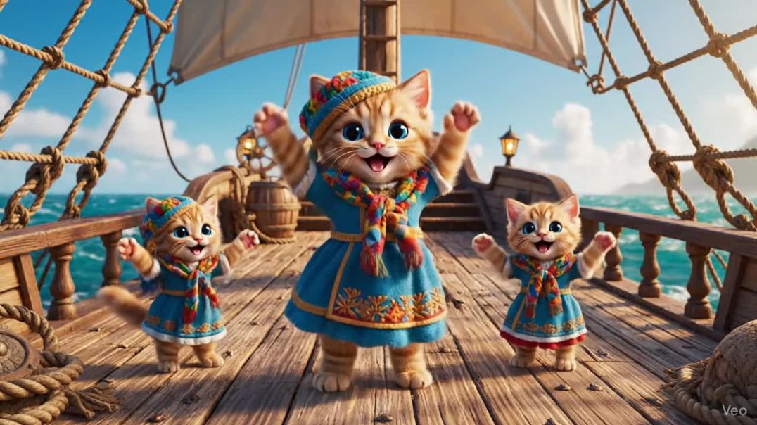 Viral cute cat dance