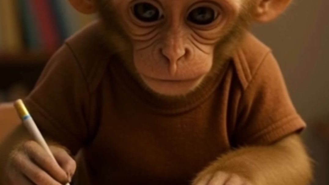⁣Poor baby monkey love proposal emotional 😭 story 💔