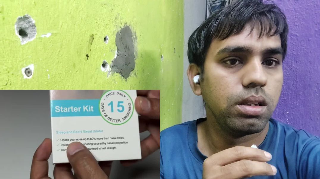 ⁣Nasal Dilatir starter kit |  Magnetic Universal Nasal strips | Anti snoring Nose Clip | Unboxing