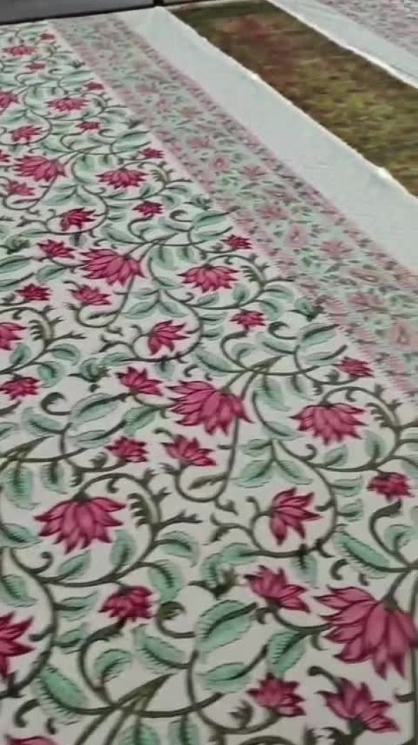 राजस्थानी हैंड ब्लॉक प्रिंटिंग