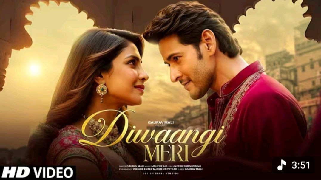 ⁣New Song _ Diwaanagi Meri _ Mahesh Babu _ Priyanka Chopra _ New Hindi Song _ Video _ New Song 2025(1
