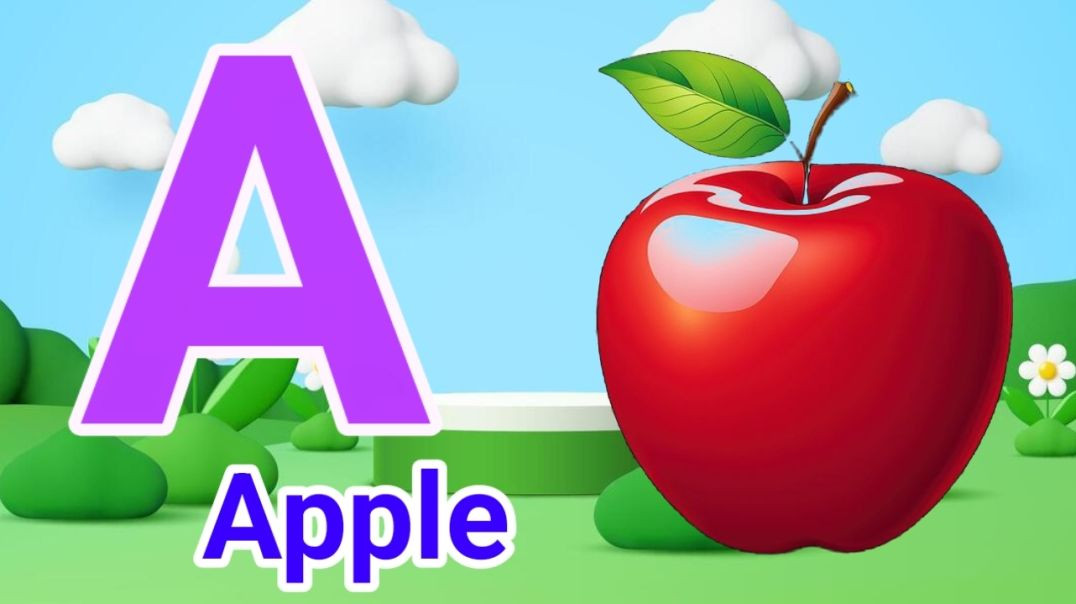 ⁣Phonics Song  with TWO Words in 3D-A For Aeroplane - ABC Alphabet Songs with Sounds- A- 4