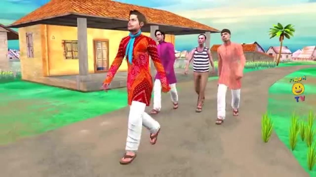 ⁣विशाल बडा पॉव रेल गाडी Magical Giant Bigfoot Train Comedy Video हिंदी Hindi Kahaniya Funny Story|Off