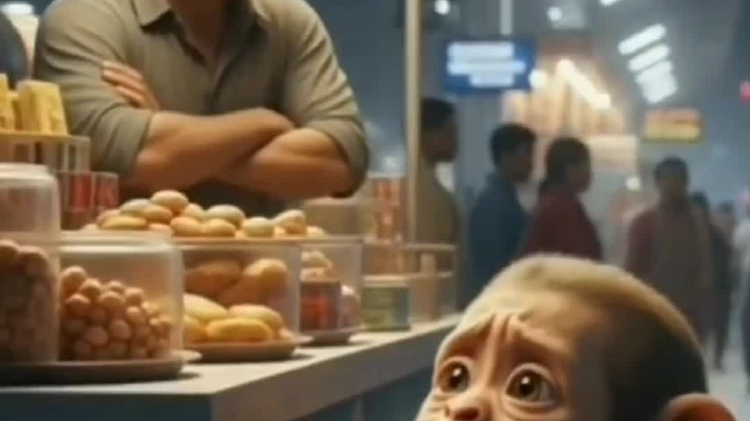 ⁣Baby monkey lost her mother 🐒😰 |Emotional story |