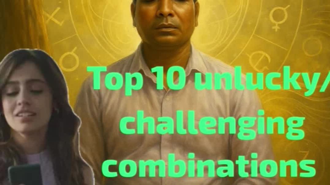 ⁣Top 10 unlucky challenging combinations  ।। Mobile numerology #Shivnumer
