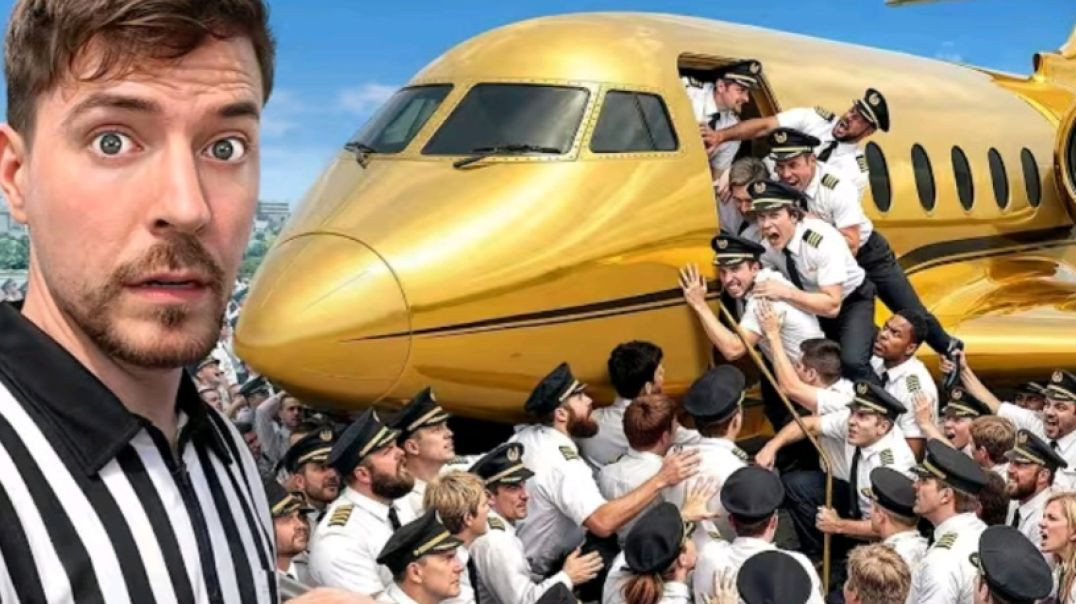 ⁣100 pilots fight for a private jet