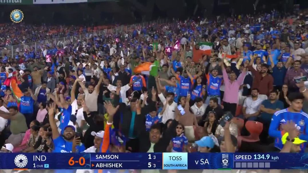 ⁣Abhishek Sharma 34 Runs in 21 balls Ind Vs SA 5th T20 Match