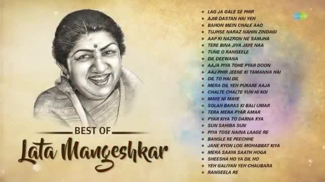 ⁣Lata Mangeshkar Songs _ Lag Ja Gale _ Ajib Dastan(360P)
