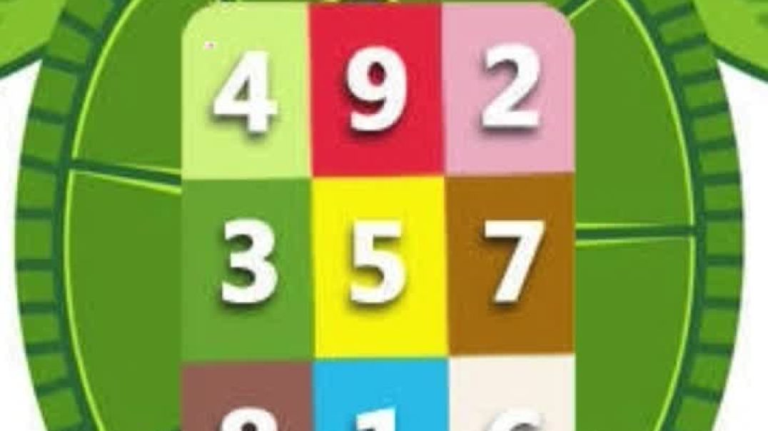 ⁣Vertical plane in lo shu grid #numerology #shortsvideo #viral