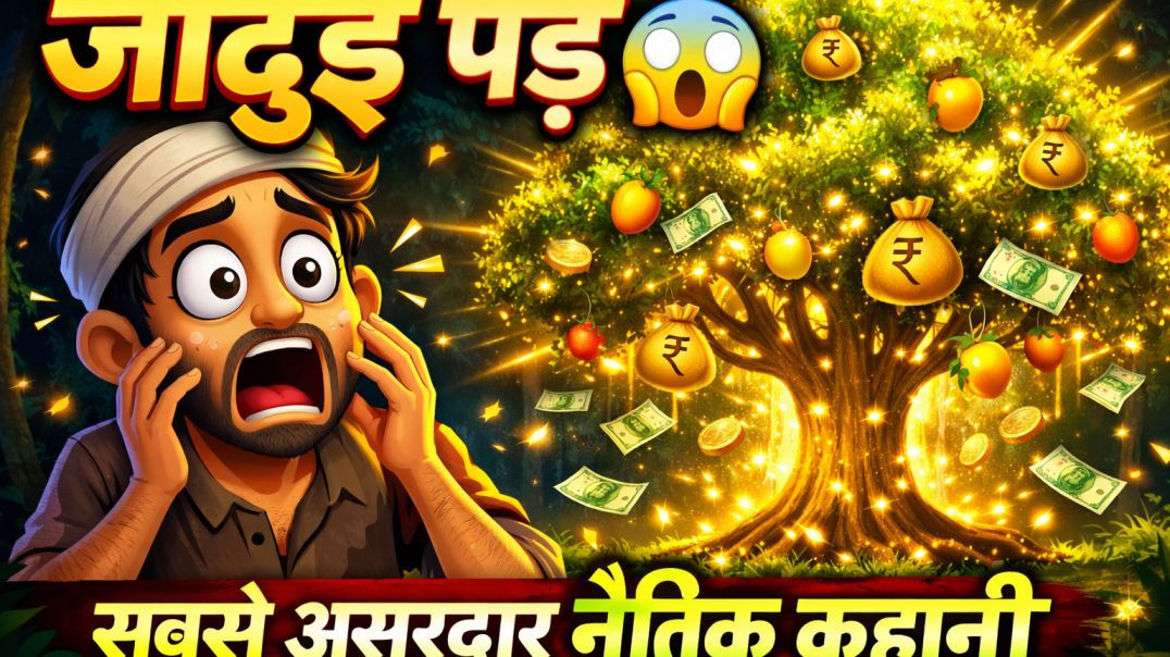 ⁣A Poor Man Found a Magical Tree! 😱🌳 | The Most Powerful Moral Cartoon Story