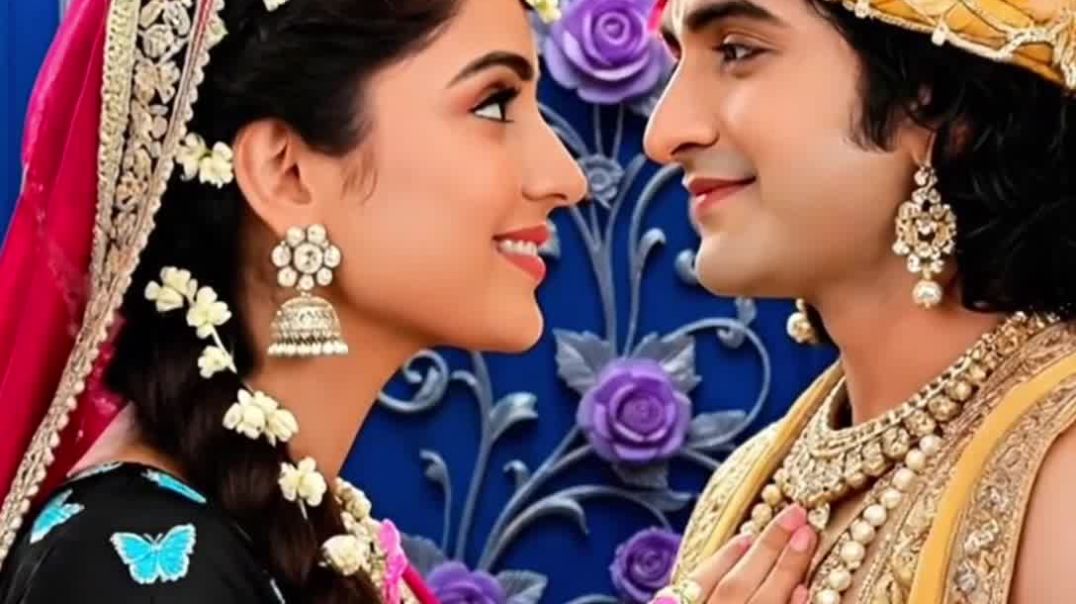 ⁣राधे राधे 💖 श्रीकृष्ण प्रेम | radhe krishna prem #shorts