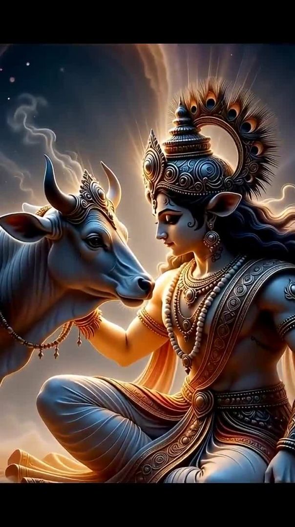 गौ माता का जवाब सुन भावुक हो गए भगवान