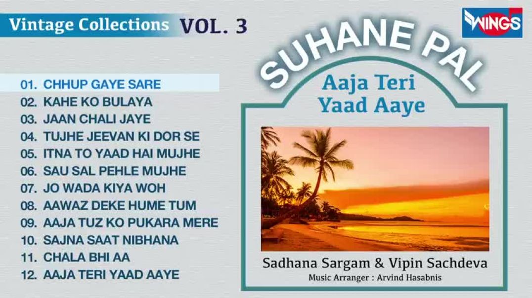 ⁣Suhane Pal Vol 3 Left Right Songs l Sadhana Sargam l Vipin Sachdeva l सुहाने_पल l MP4_480p