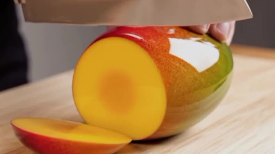 ⁣AI Fruit Cutting 🤯 इतना Smooth Cut आपने नहीं देखा होगा #shorts #ai