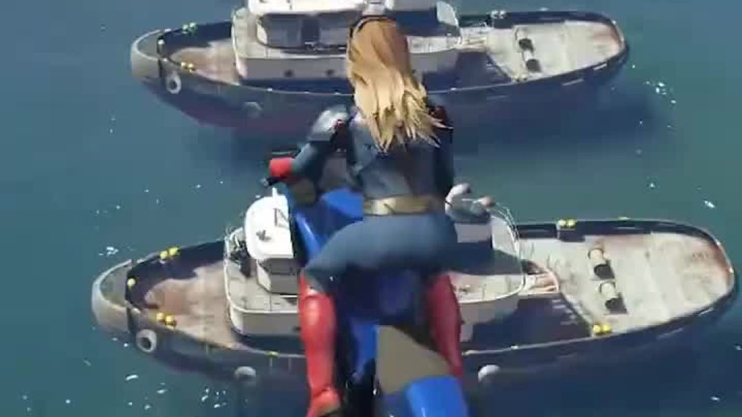 ⁣Joker Ki Crazy Bike Stunt Race With Superheroes | GTA V Funny Moments