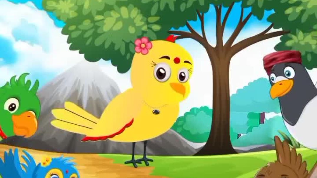 ⁣चिड़िया का गोबर का घर 🏠🐤 #chidiyawalacartoon #ranochidiya #gobarkaghar #chichutvbirds (1)