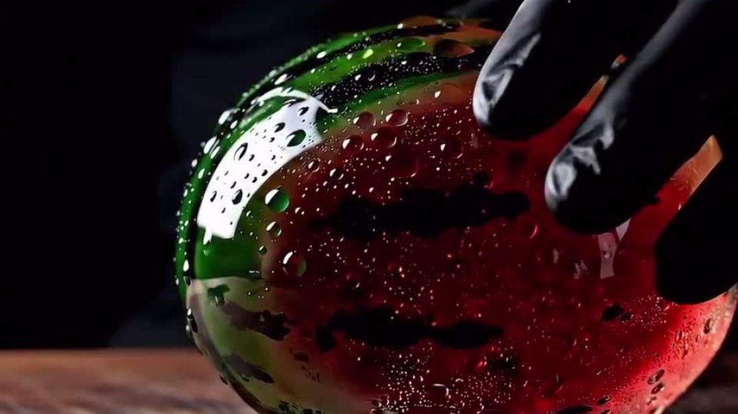 ⁣Cutting watermelon 🍉