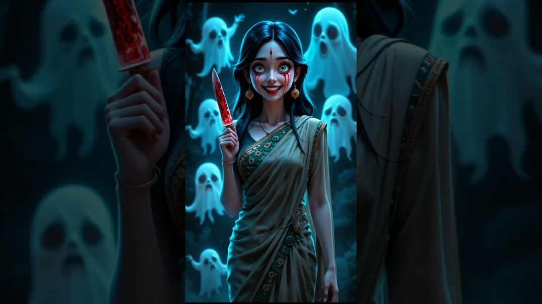⁣दादी की भूतिया बेटी 🧟 #bhoot #horror #horrorstories #cartoon #story