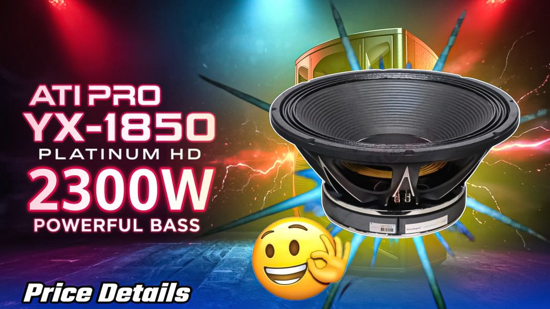 ⁣Ati pro 2300 Watt Bass Price Details 🤩 #djsanjayksp #trending