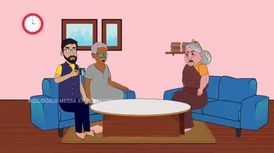 ⁣दादा दादी का वैलेंटाइन डे- Hindi Story _ Hindi Kahaniya _ Moral Stories _ Hindi Fairy Tales _ New(36