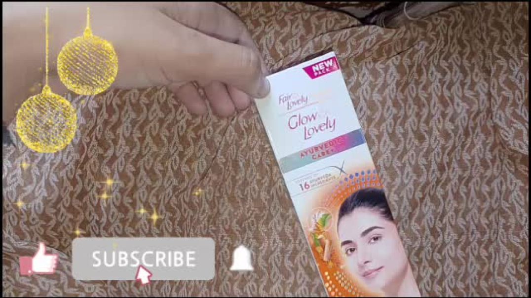 ⁣Glow and lovely ayurvedic cream review in Hindi