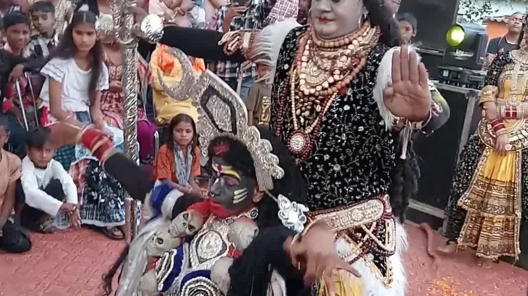 🙏#मां भद्रकाली नृत्य रूप में#🙏