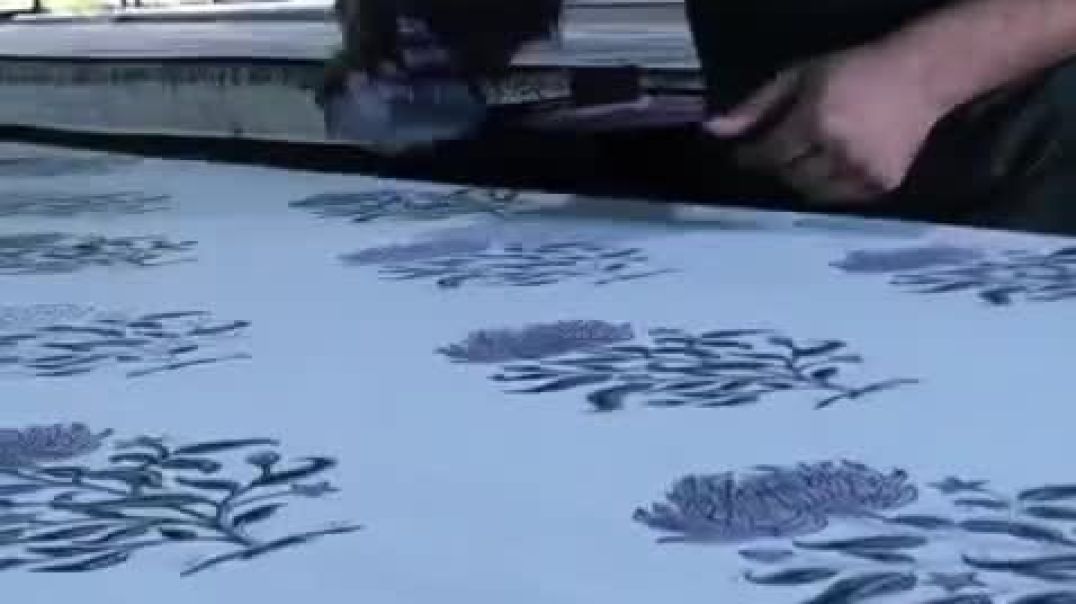 ⁣राजस्थानी हैंड ब्लॉक प्रिंटिंग 👍👍❤️❤️🥰##shorts video## (5)