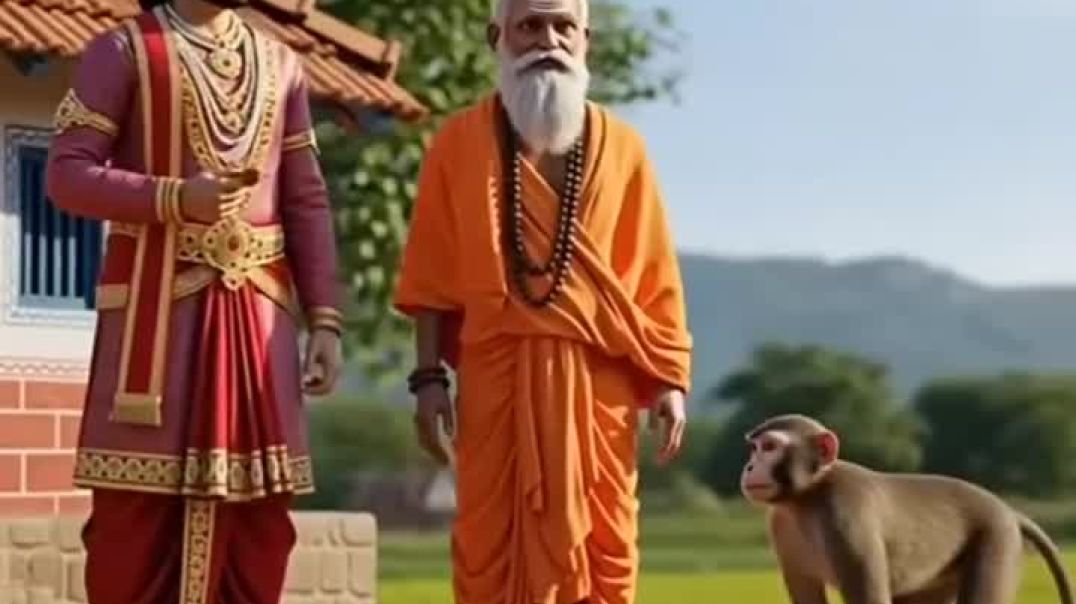 ⁣A monkey fed its milk to a human baby girl last part_shorts _viral _shortsviral kumar DEV studio