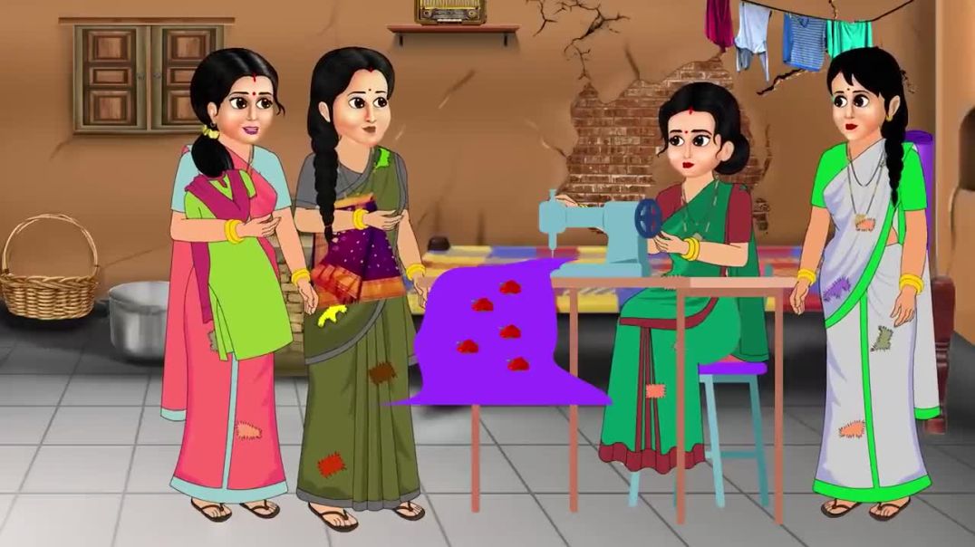 ⁣Nai bahu ki ghas ki sadi