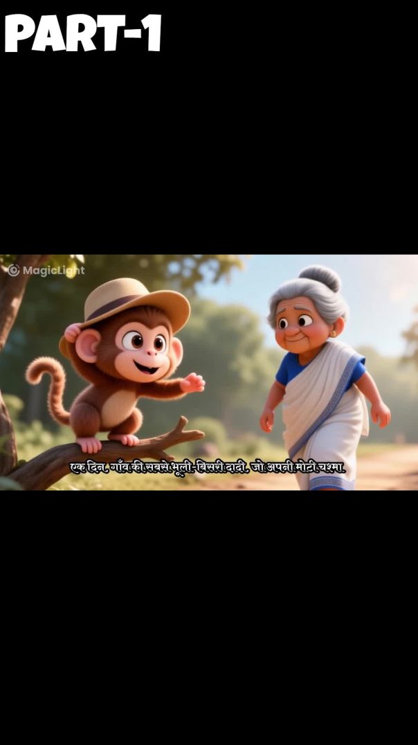 बंदर की टोपी #animation #bandar #cartoonshorts #comedy #youtubeshorts #viral