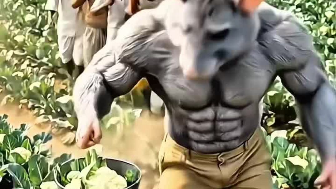 ⁣गोभी चुराकर भागा चूहा 😱🥬 | गांव वाले देखते रह गए 😂