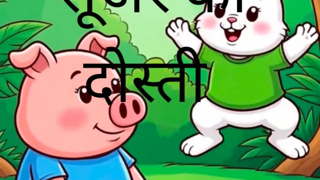 ⁣सूअर और खरगोश की दोस्ती की कहानी