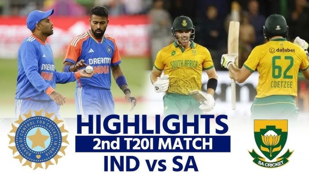 ⁣IND vs SA 2nd T20 Highlight