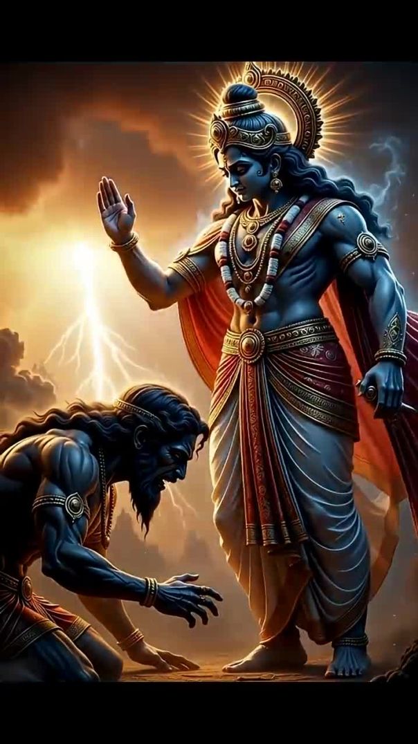 जब कृष्ण आदेश देते हैं तो शैतान भी मान जाता है 🙏 _ Krishna Story