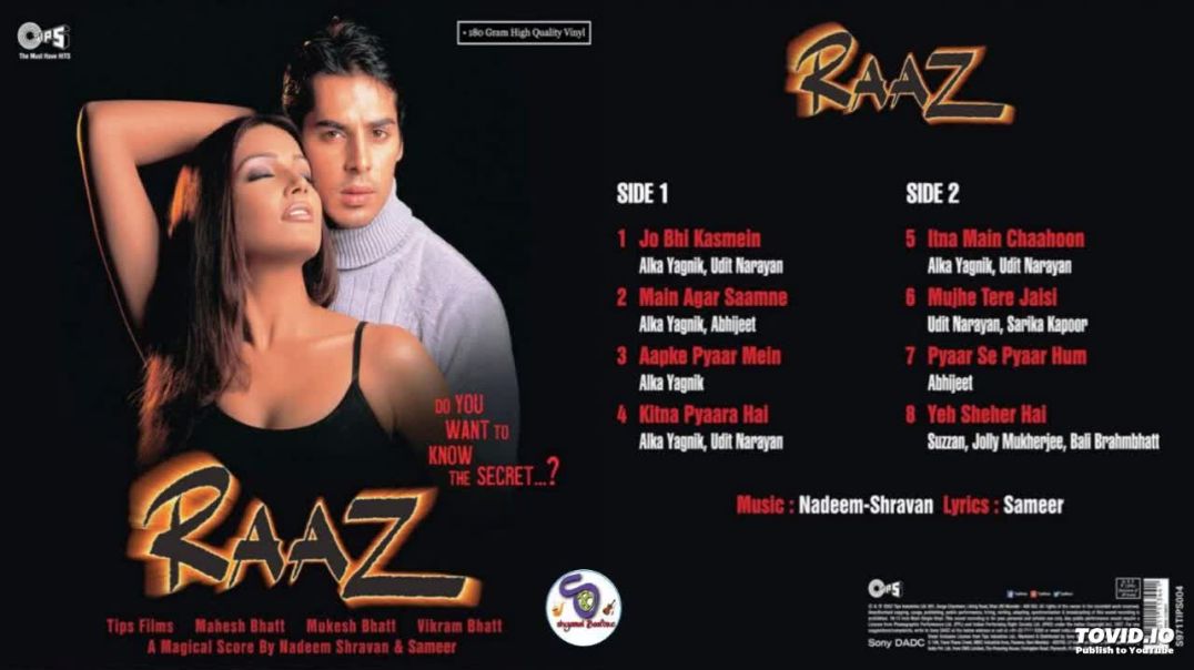 ⁣Raaz Full Songs Audio JukeBox With Dailogs l Bipasha Basu l Dino Moria l Malini Sharma l 720p HD